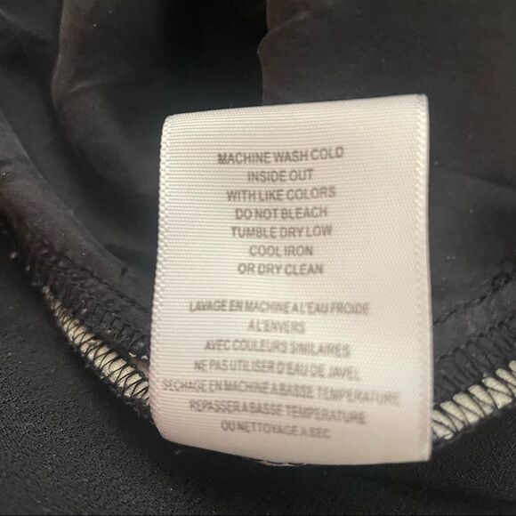 JOIE Celinda Crepe Stripe Jogger Pants Black Style J099-P1147 Size Small - Picture 6 of 7